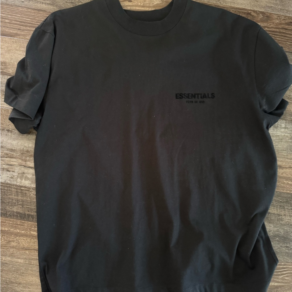 Essentials Classic Black Tee for Men